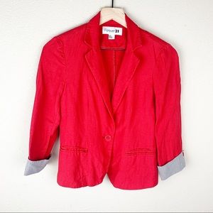 Forever 21 Red Blazer